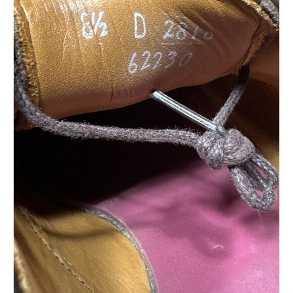 Allen Edmonds Wanderer Comfort Plain Toe Men’s Size 8.5 D Brown Leather - Picture 7 of 8